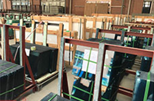 Embalagem e envio de fábrica de vidro resistente ao fogo