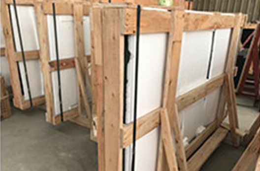 Embalagem e envio de fábrica de vidro resistente ao fogo