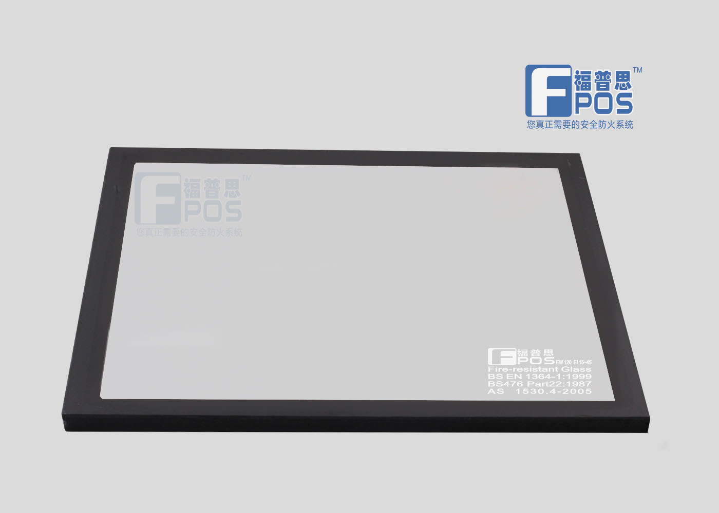 21mm Fpos vidro corta-fogo para porta de vidro e divisória